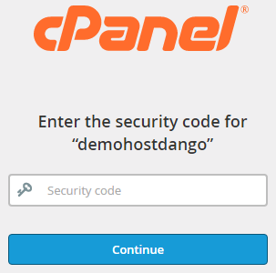 enable two-factor authentication for cPanel